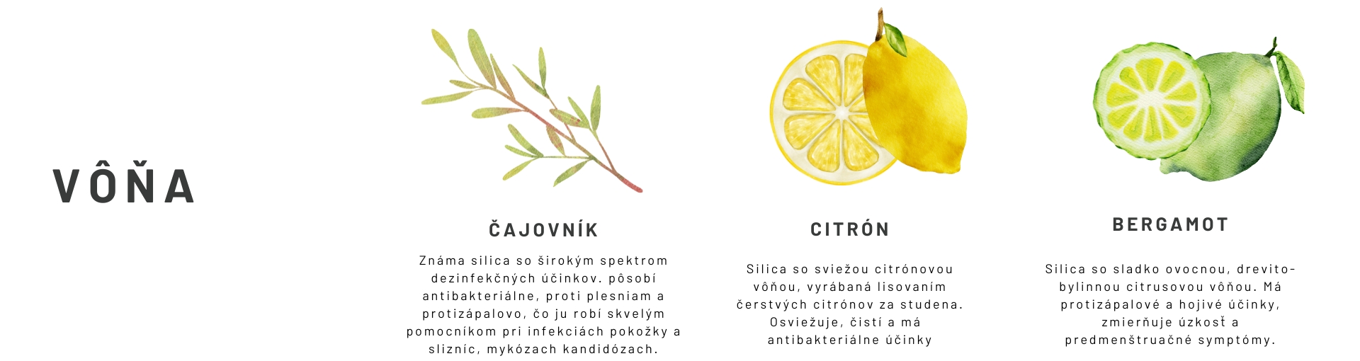 intímny gél - podrobná vôňa